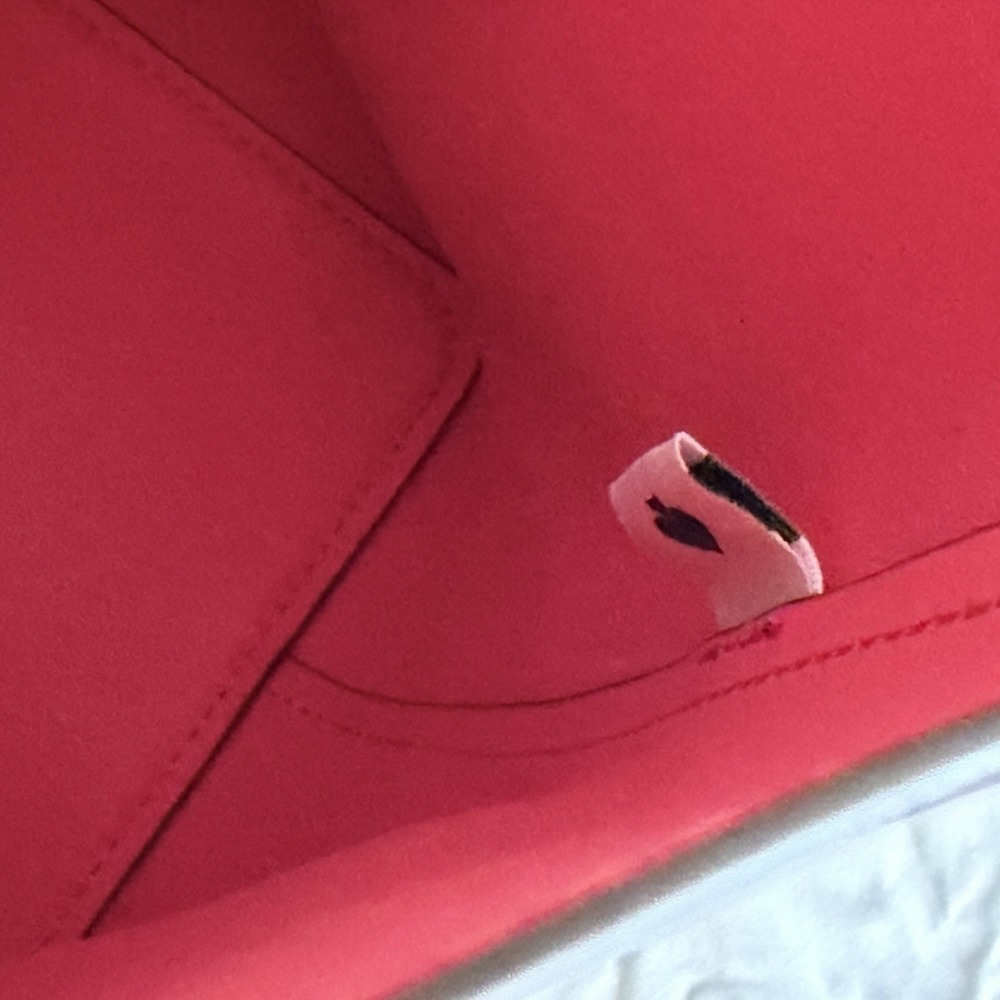 Kate Spade Kaci Medium Clover Tote - Chocolate Cherry Exterior, Red Inside - Picture 9 of 10